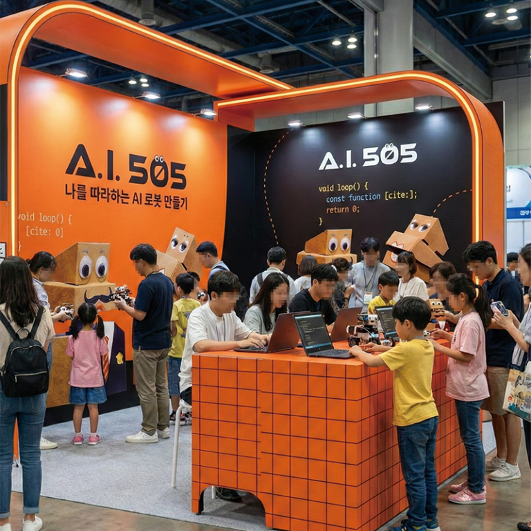 AI진로체험전 부스 운영 예시_AI505부스